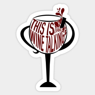 Wine and Dine Sticker